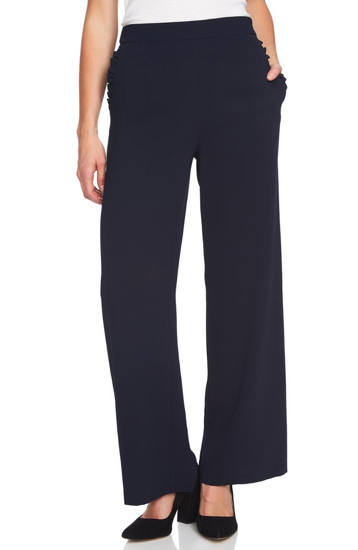 Women's Cece Ruffle Pocket Moss Crepe Pants