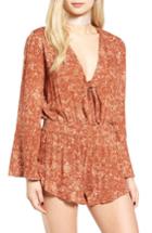 Women's Sun & Shadow Tie Front Bodysuit