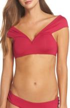 Women's Becca Socialite Off-the-shoulder Bikini Top - Pink