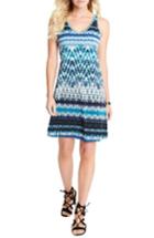 Women's Karen Kane Brigitte Batik Stripe Tank Dress