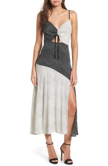 Women's Leith Mixed Print Maxi Dress, Size - Ivory