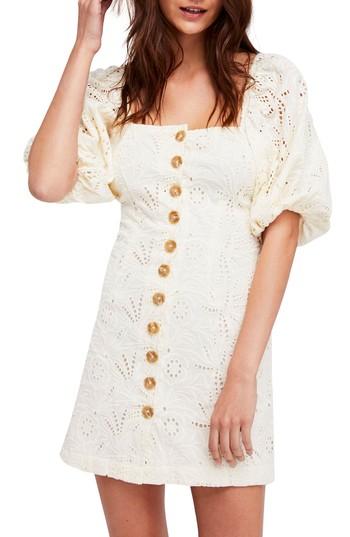 Women's Free People Daniella Minidress - Ivory