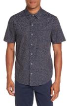Men's Paige Becker Patterned Woven Shirt, Size - Blue