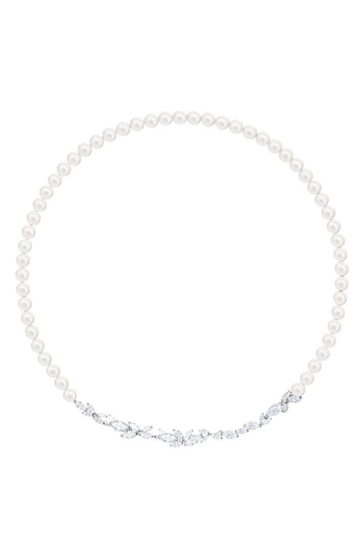Women's Swarovski Louison Crystal & Imitation Pearl All Around Necklace