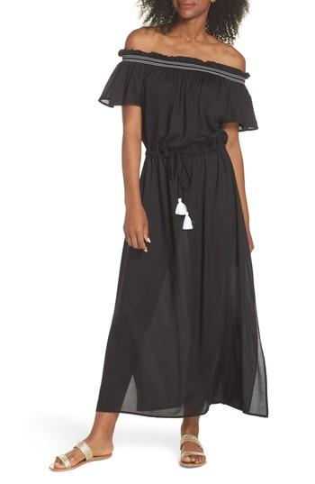 Women's Echo Off The Shoulder Cover-up Dress - Black