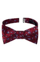 Men's Ted Baker London Botanical Bow Tie, Size - Grey