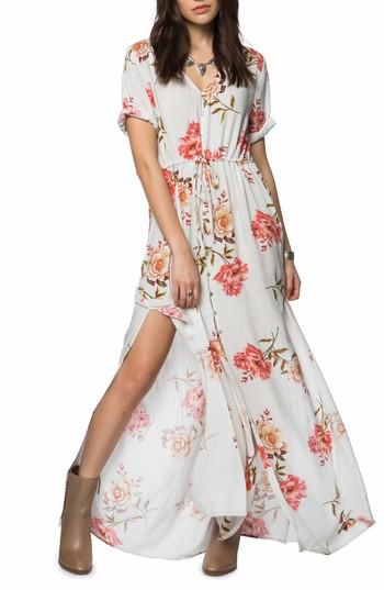 Women's O'neill Cadey Button Front Maxi Dress