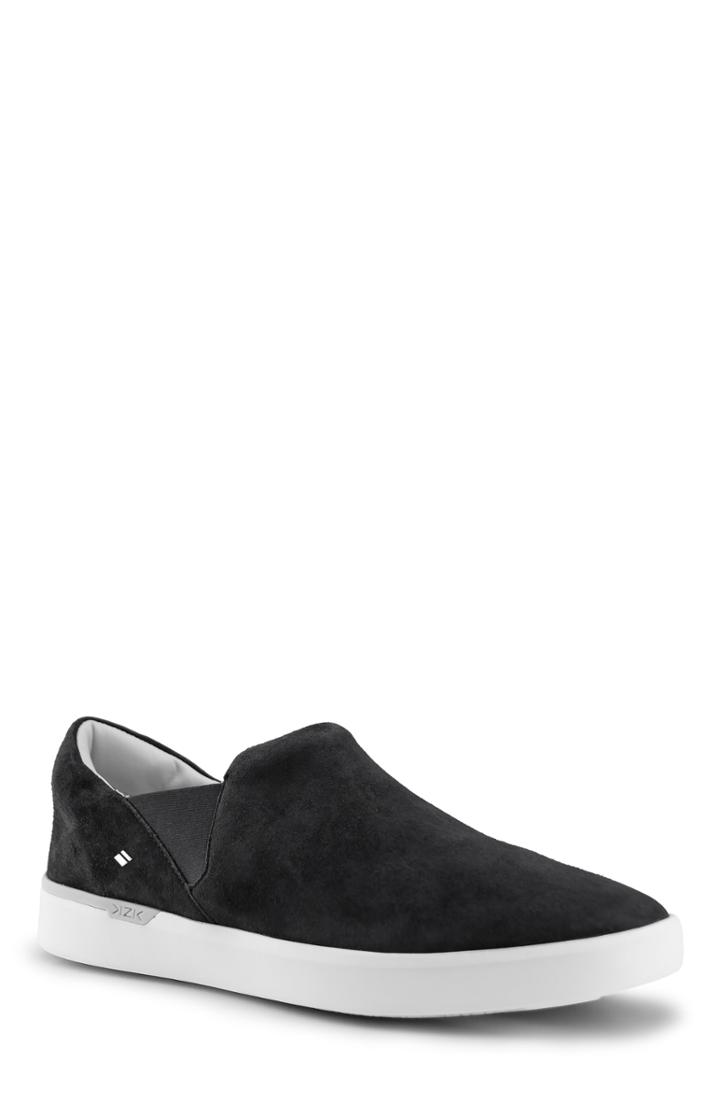Women's Kizik Paris Slip-on Sneaker M - Black