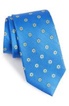Men's Calibrate Cloisters Neat Silk Tie, Size X-long - Blue