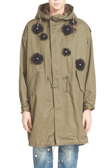 Women's Tu Es Mon Tresor Tulle Flower Utility Coat