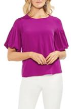 Women's Vince Camuto Bubble Sleeve Blouse, Size - Pink