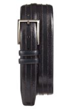 Men's Mezlan Lizard Leather Belt - Blue
