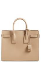 Saint Laurent 'small Sac De Jour' Leather Tote - Beige