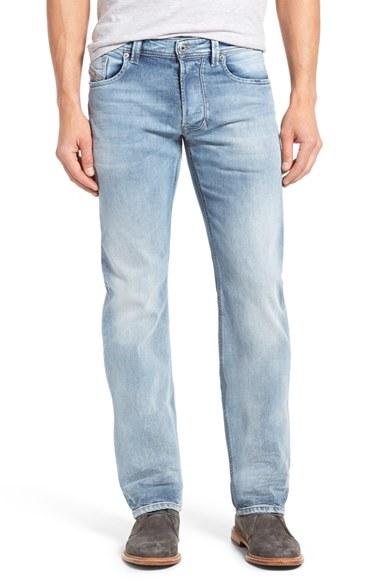 Men's Diesel 'larkee' Straight Fit Jeans - Blue