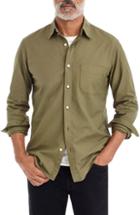 Men's J.crew Classic Fit Stretch Pima Cotton Oxford Sport Shirt - Green