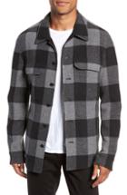Men's Vince Plaid Jacket, Size - Grey