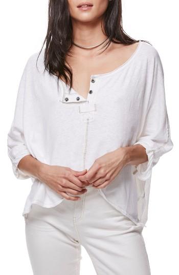 Women's Free People First Base Henley Top - White