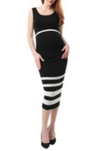 Women's Kimi And Kai Miranda Colorblock Maternity Body-con Dress - Black