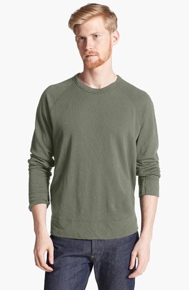 Men's James Perse Raglan Crewneck Sweatshirt