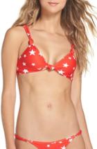 Women's Minimale Animale Lagoon Bikini Top - Red