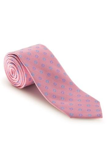 Men's Robert Talbott Floral Silk & Linen Tie, Size - Pink