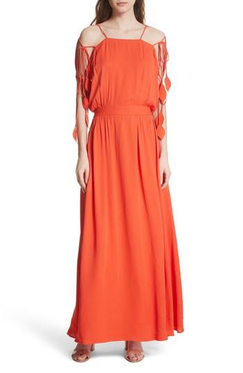 Women's Tory Burch Evalene Maxi Dress - Red