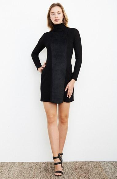Women's Maternal American Turtleneck Maternity Dress