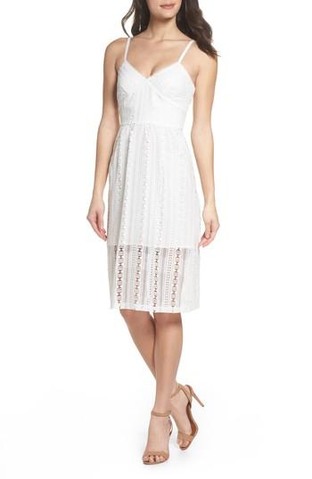 Women's Ali & Jay Belissimo Lace Fit & Flare Midi Dress - White