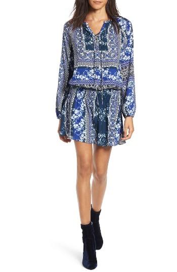 Women's Devlin Lannie Blouson Dress - Blue