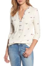Women's Lucky Brand Floral Print Top - Ivory