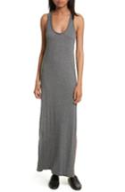 Women's Theory Sameetha Plume Jersey Maxi Dress, Size - Grey