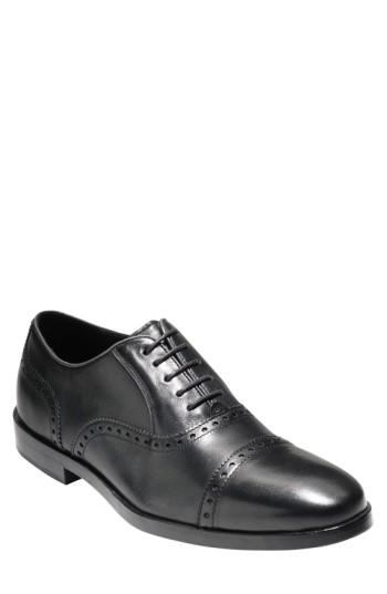 Men's Cole Haan 'hamilton' Cap Toe Oxford .5 M - Black
