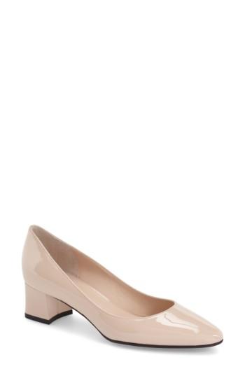 Women's Aquatalia 'pheobe' Weatherproof Almond Toe Pump M - Pink