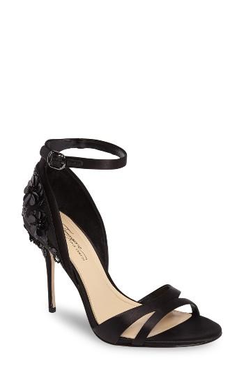 Women's Imagine By Vince Camuto Ricia Flower Sandal .5 M - Black