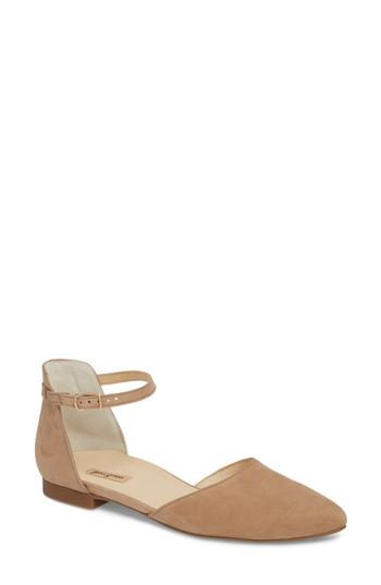 Women's Paul Green Sadie Quarter Strap Flat .5us/ 3uk - Beige
