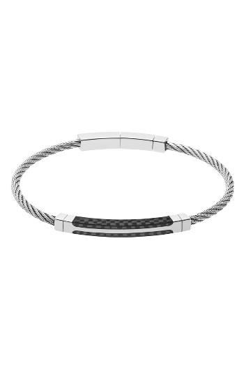 Men's Skagen Olaf Stainless Steel & Carbon Bracelet
