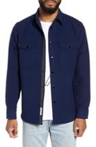 Men's Rag & Bone Jack Flannel Shirt Jacket - Blue