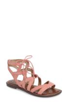 Women's Sam Edelman Gemma Lace-up Sandal .5 M - Pink