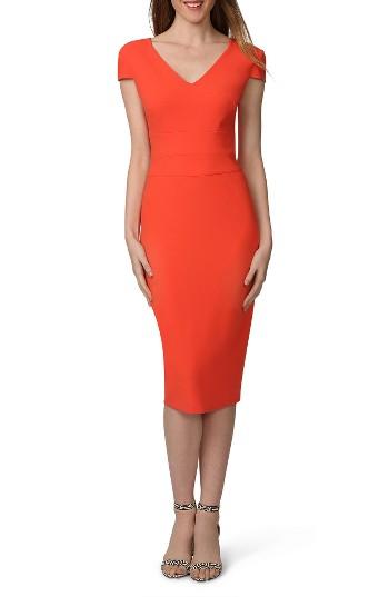 Women's Donna Morgan Stretch Crepe Sheath Dress