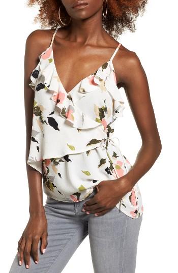 Women's Leith Wrap Front Ruffle Tank