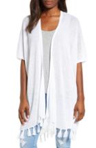 Women's Tommy Bahama Lea Long Linen Cardigan - White