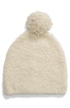 Women's Vince Teddy Wool & Cashmere Blend Pom Beanie -