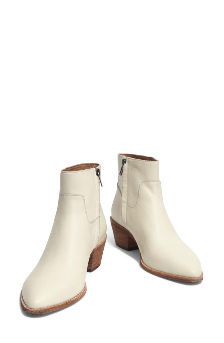Women's Madewell Sidney Bootie M - Ivory