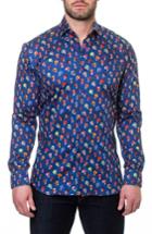 Men's Maceoo Luxor Rider Slim Fit Sport Shirt (s) - Blue