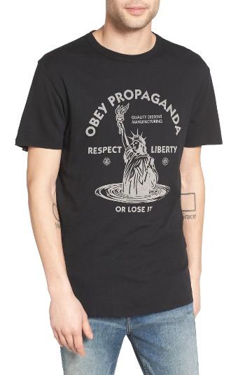 Men's Obey Lady Liberty Graphic T-shirt