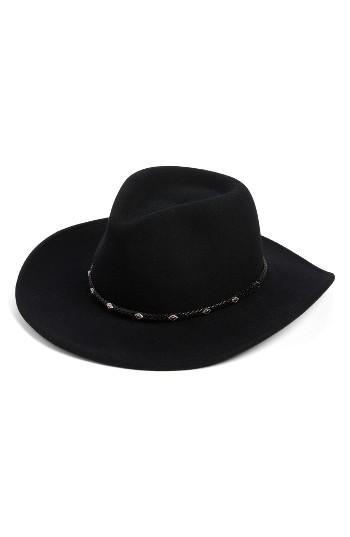 Women's Frye Roper Western Hat - Black
