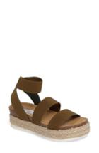 Women's Steve Madden Kimmie Flatform Sandal M - Green