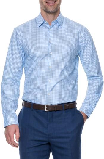 Men's Rodd & Gunn Tudor Slim Fit Check Sport Shirt, Size - Blue