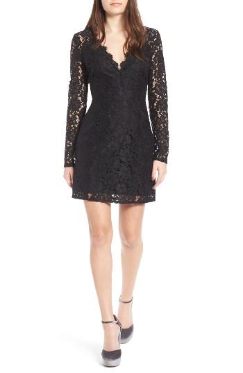 Women's Wayf Say It Out Loud Lace Dress - Black
