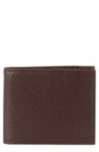 Men's Boconi Garth Leather Bifold Wallet - Brown